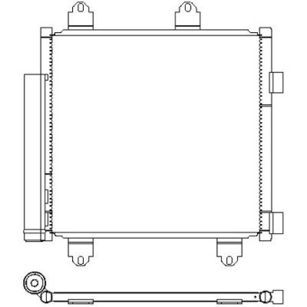 condensatore citroen c1 2014 b000995480