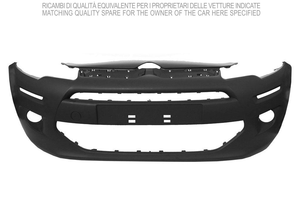 paraurti anteriore con primer con tappo copri gancio citroen c3 2013 2016 ci3261001