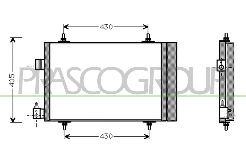 condensatore citroen xsara 2000 2004 ci422c001