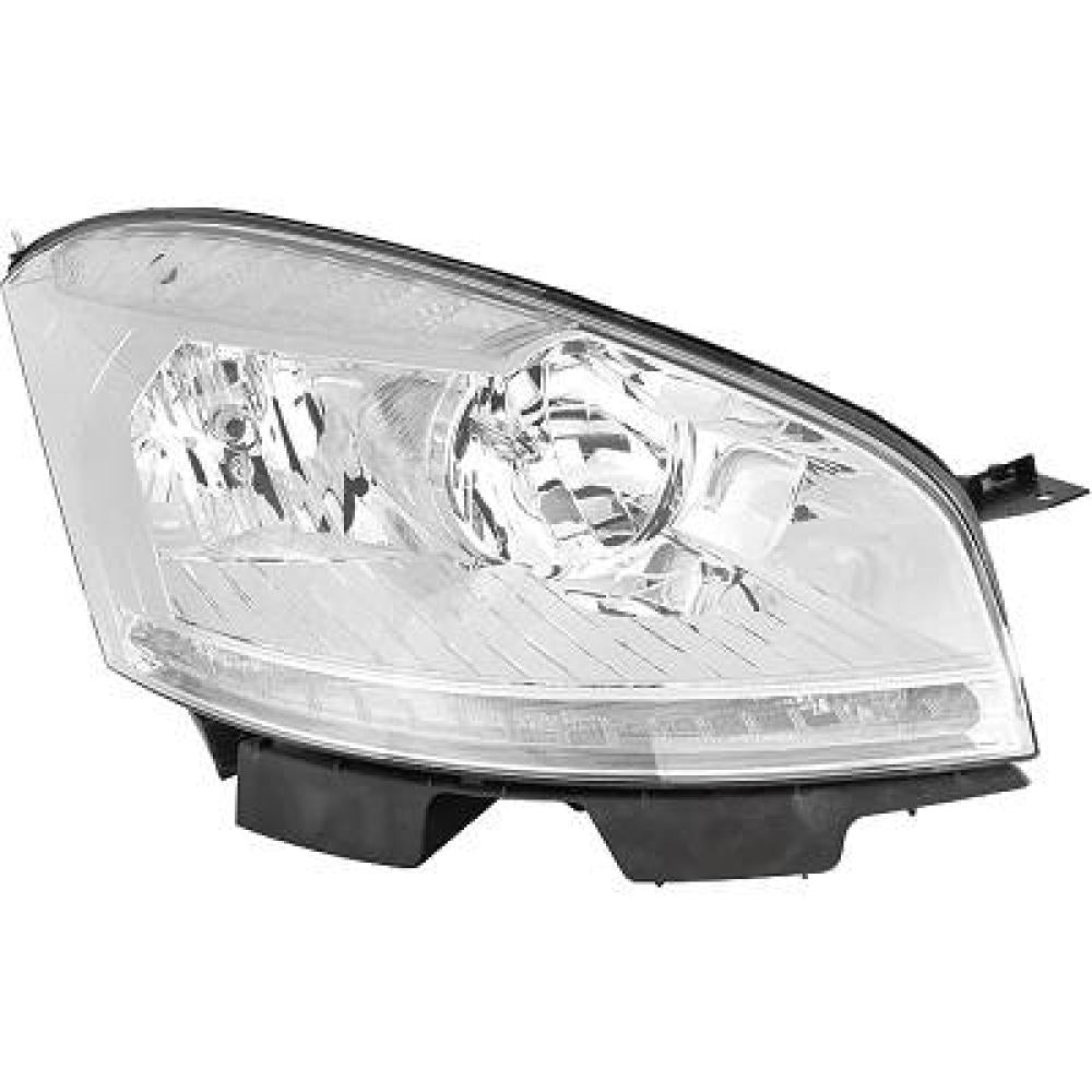 proiettore destro h1 h7 elettrico con motore fanale bianco citroen c4 picasso 2010 2013 ci4284903