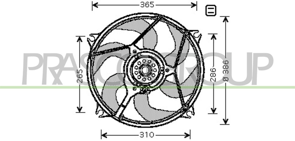 ventola citroen c4 2008 2010 ci715f004