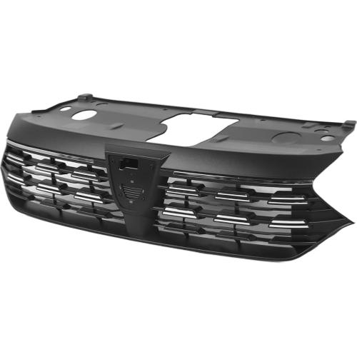 griglia radiatore nera goffrata con modanatura cromata dacia sandero 2020 da2312011
