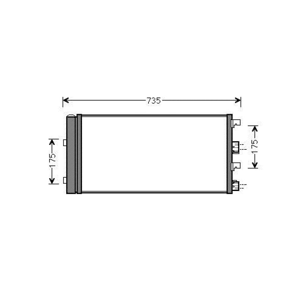 condensatore dacia duster 2010 2013 8200880551