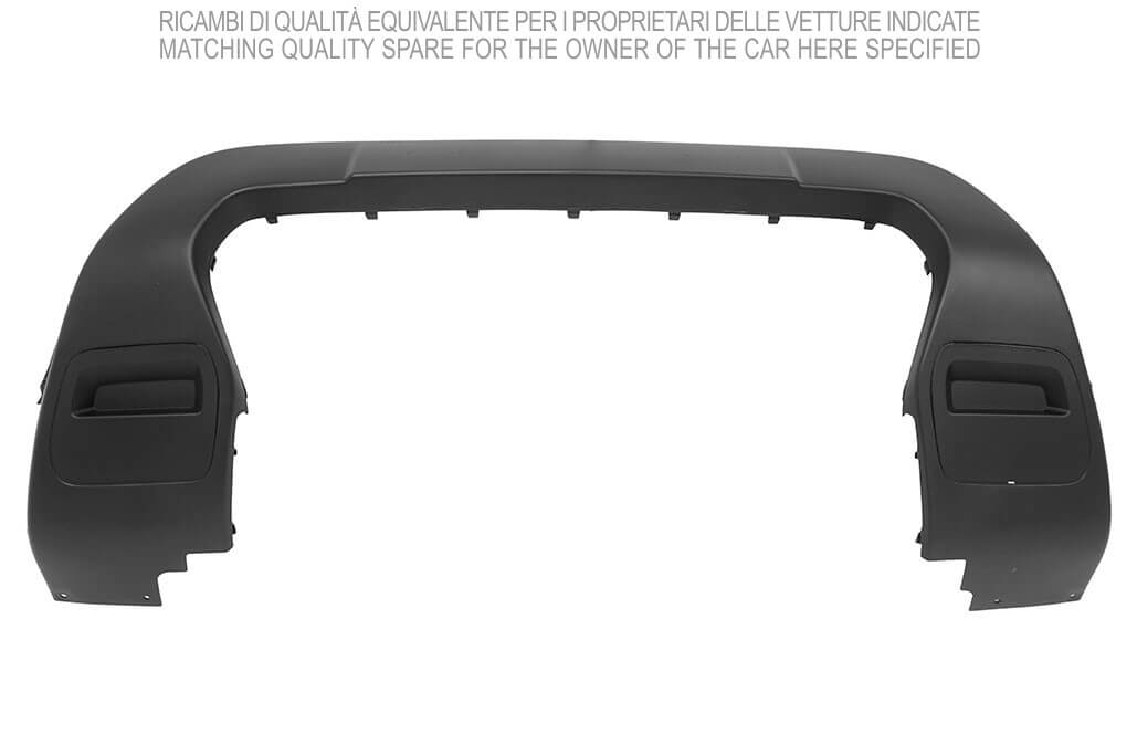 modanatura paraurti anteriore centrale nera goffrata dacia duster 2018 da8241235