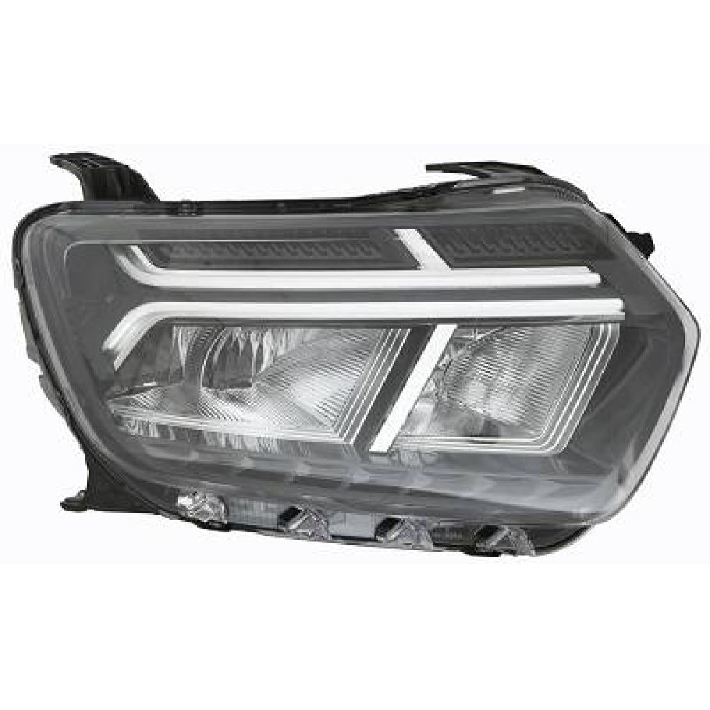 proiettore destro h1 elettrico con motore con bordo cromato led dacia duster 2021 260109550r
