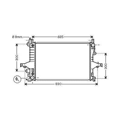 Vetro specchio, Specchio esterno Volvo S90 V90 17->> - 7662227