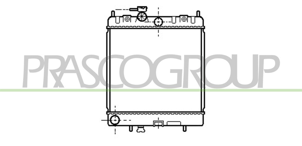 radiatore nissan micra k11 1992 1998 ds005r004