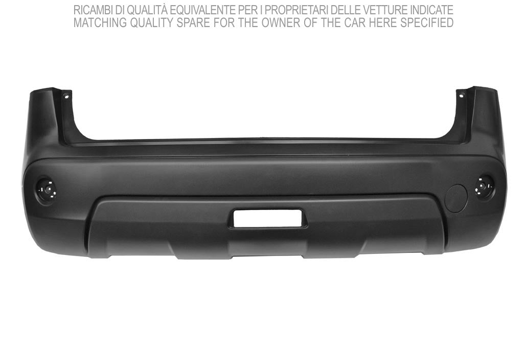 paraurti posteriore nero liscio da primerizzare no versione 2 nissan qashqai 2010 2013 ds7101051
