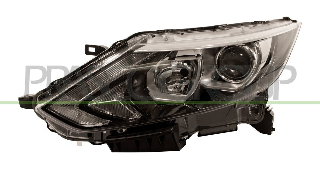 proiettore sinistro h7 h11 elettrico con motore con luce diurna led nissan qashqai 2014 2017 ds7124914