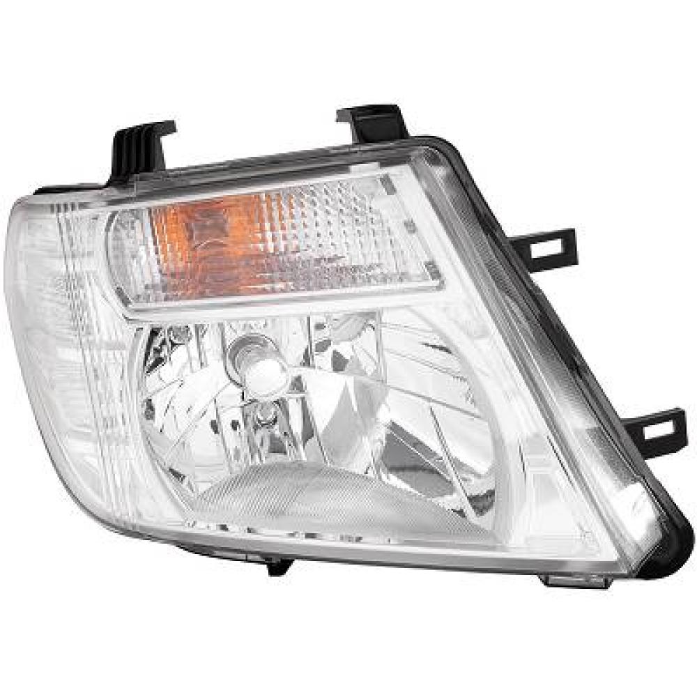 proiettore destro h4 elettrico con motore nissan navara pathfinder d40 2010 2015 260105x10b
