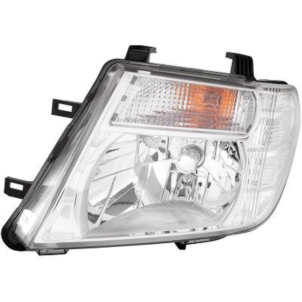 proiettore sinistro h4 elettrico con motore nissan navara pathfinder d40 2010 2015 260605x10b