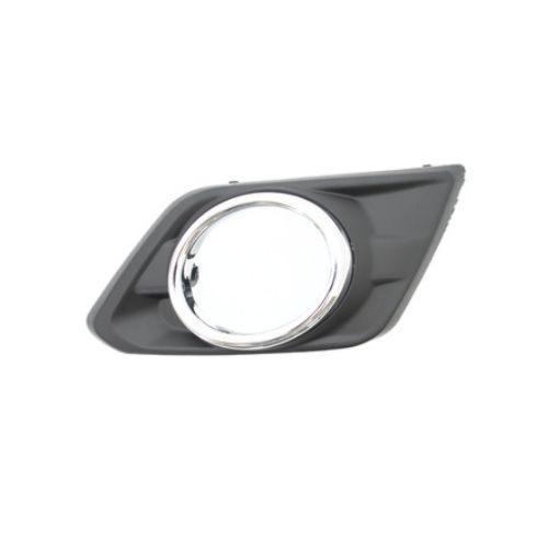 griglia destra paraurti anteriore nera con sede fendi con cornice cromata nissan xtrail 2014 2017 ds8362123