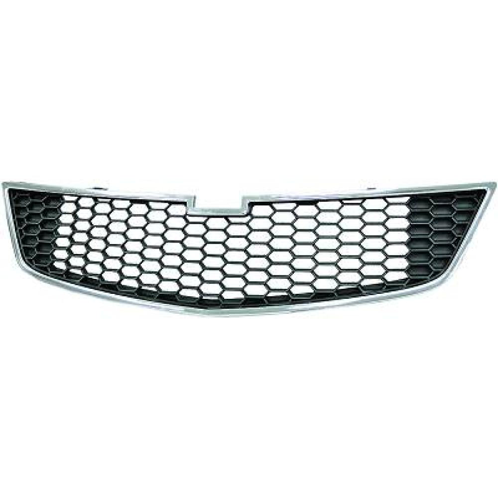 griglia radiatore centrale inferiore con bordo cromato chevrolet daewoo spark 2009 2012 dw3402120