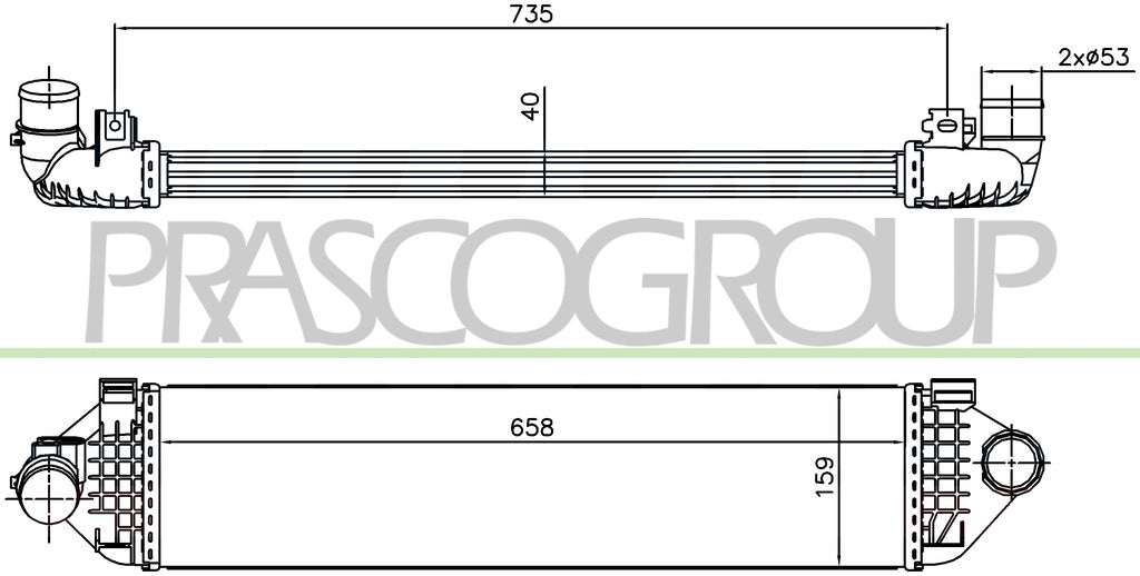intercooler ford galaxy 2006 2010 fd079n001