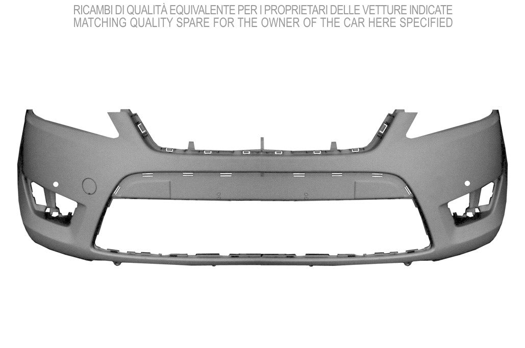 paraurti anteriore con primer con tappo copri gancio con fori pdc supporti con fori lavafari ford mondeo 2007 2010 fd1101021