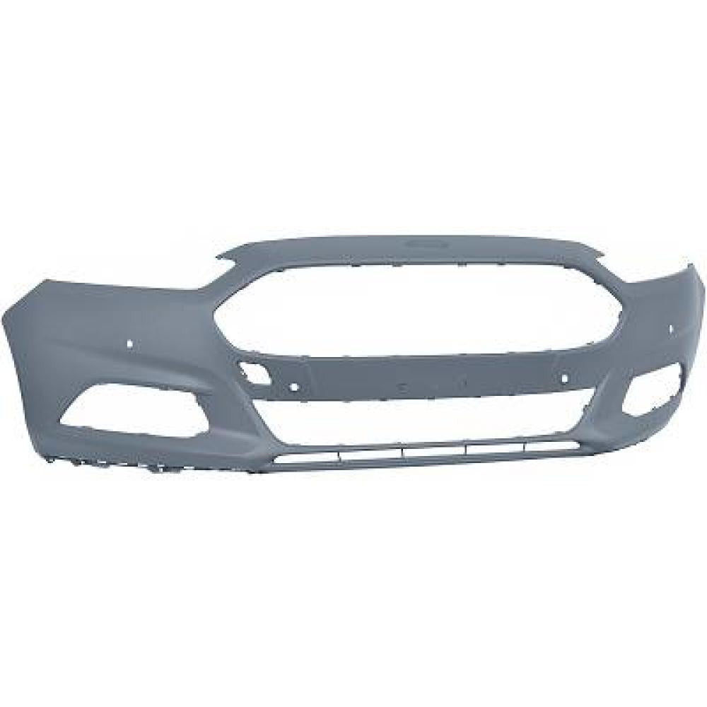 paraurti anteriore con primer con tappo copri gancio con fori pdc supporti con tracce park assist e lavafari con spoiler destro sinistro ford mondeo 2014 2019 fd1141011