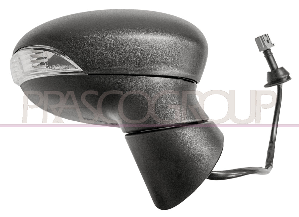 retrovisore destro elettrico termico nero con fanale asferico 8h6p ford fiesta mk vi 2008 2012 fd3447343p