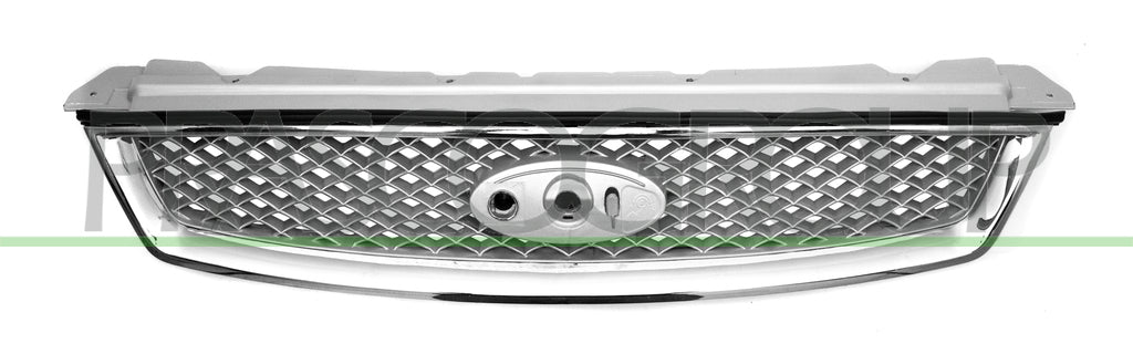 griglia radiatore argento con cornice cromata ford focus 2005 2007 fd4242031