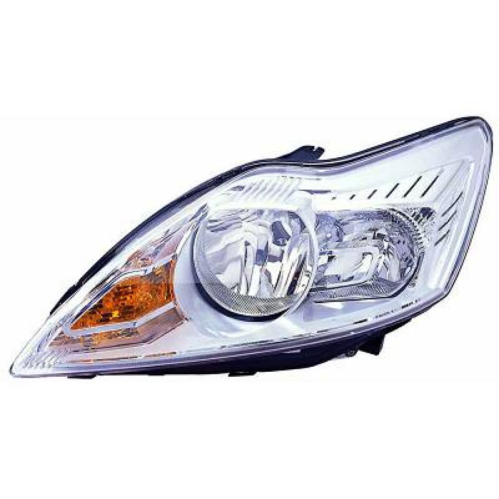 proiettore sinistro h1 h7 elettrico cromato con motore ford focus 2007 2011 fd4264904
