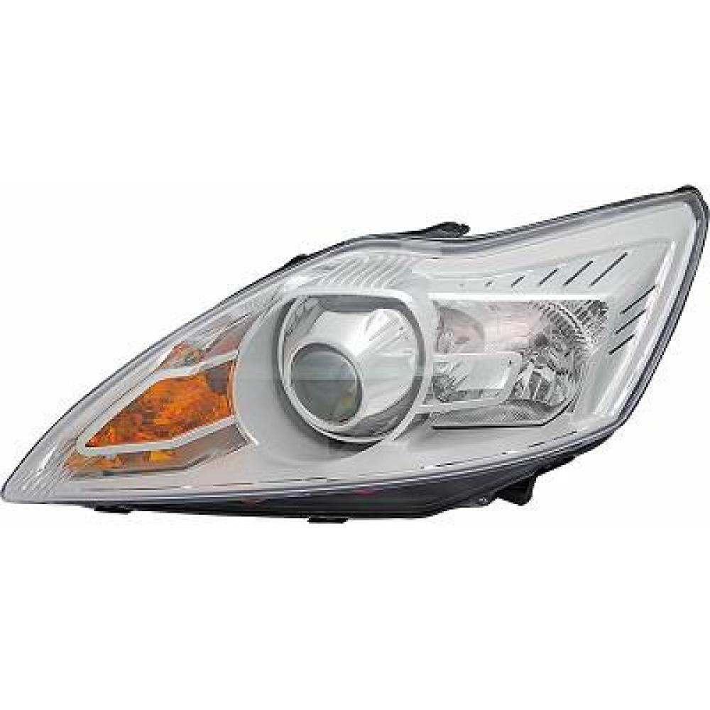 proiettore sinistro xenon d1s h1 elettrico cromato con motore ford focus 2007 2011 fd4264934