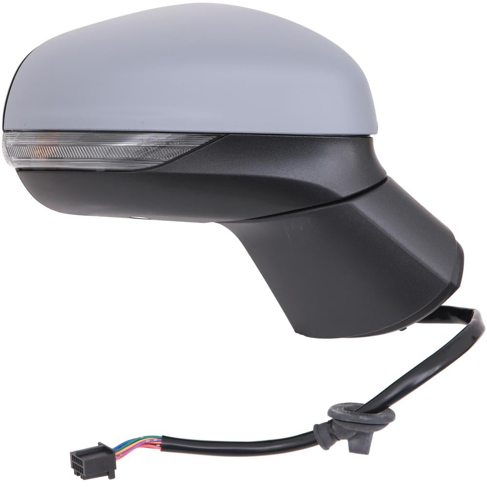 retrovisore destro elettrico con primer termico chiudibile con fanale con luce cortesia con blis convesso 12 pins ford puma stline 2019 fd6207323