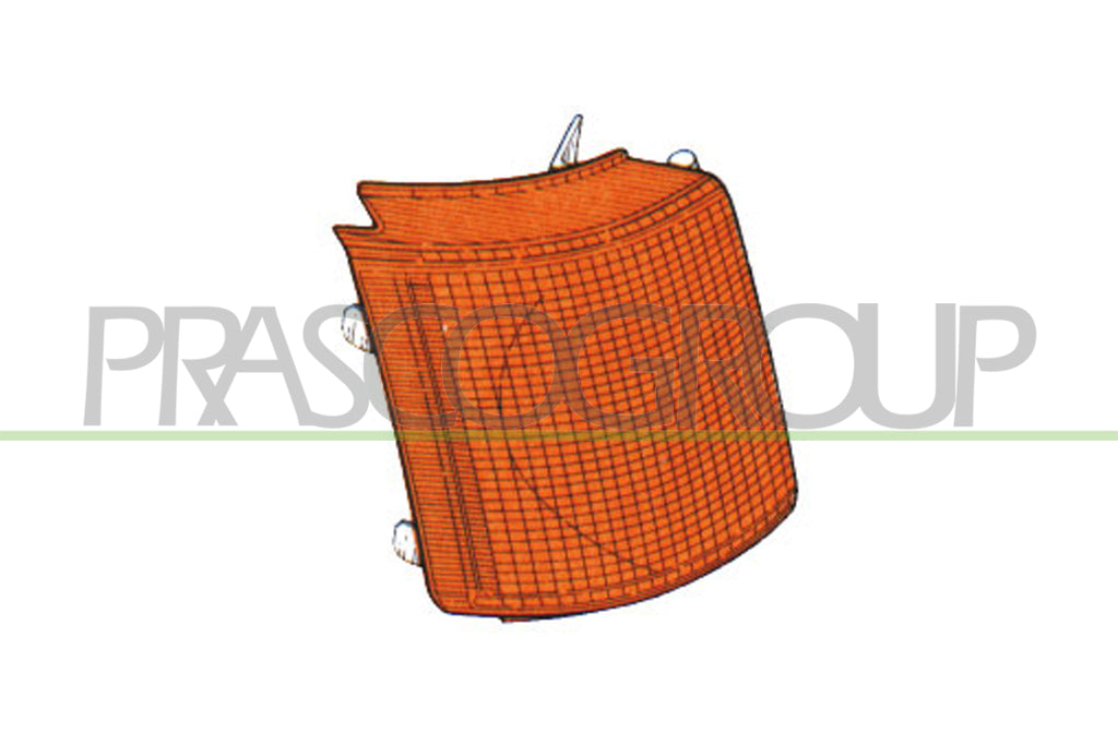 fanale anteriore destro arancio senza portalampada ford transit mk iii 1986 1991 fd9044003