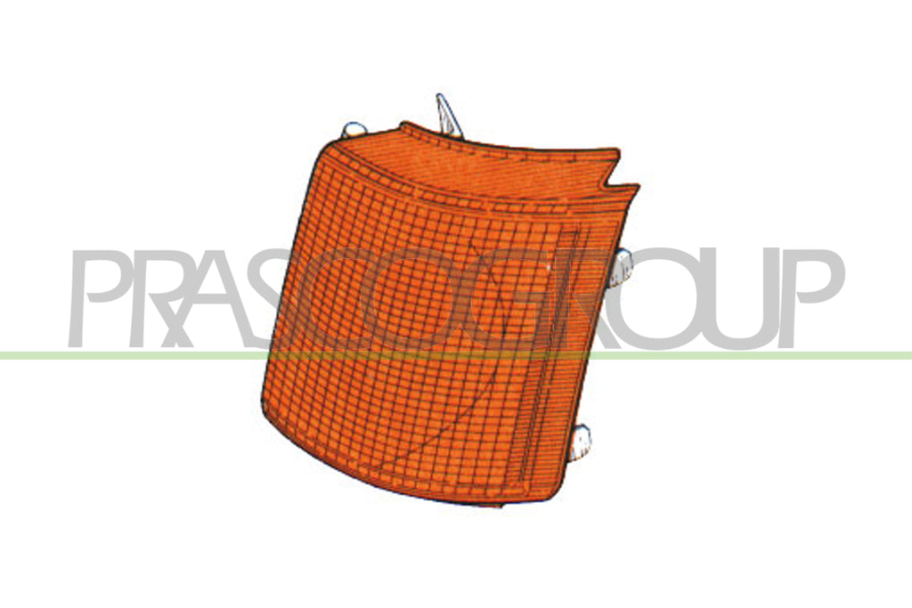 fanale anteriore sinistro arancio senza portalampada ford transit mk iii 1986 1991 fd9044004