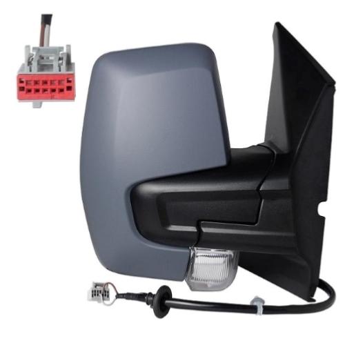 retrovisore destro elettrico nero termico con fanale convesso 6 pins ford transit tourneo custom ttf 2018 fd9167303
