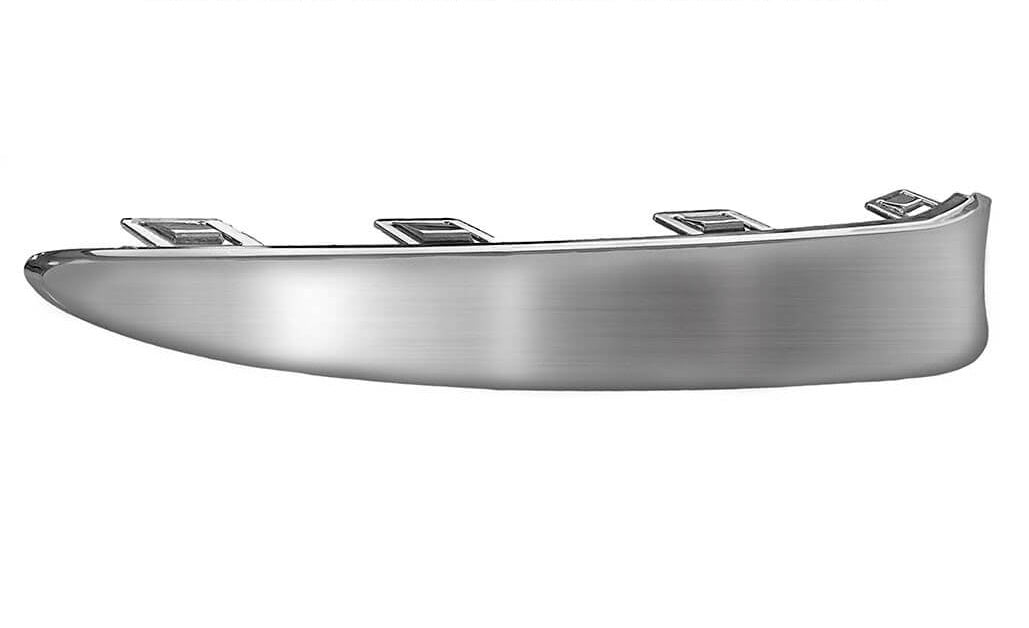 modanatura destra paraurti anteriore cromata fiat 500 2015 ft0321243