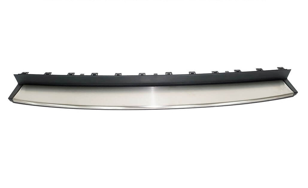 modanatura paraurti posteriore centrale nera goffrata fiat 500 l 2012 2017 ft0401255