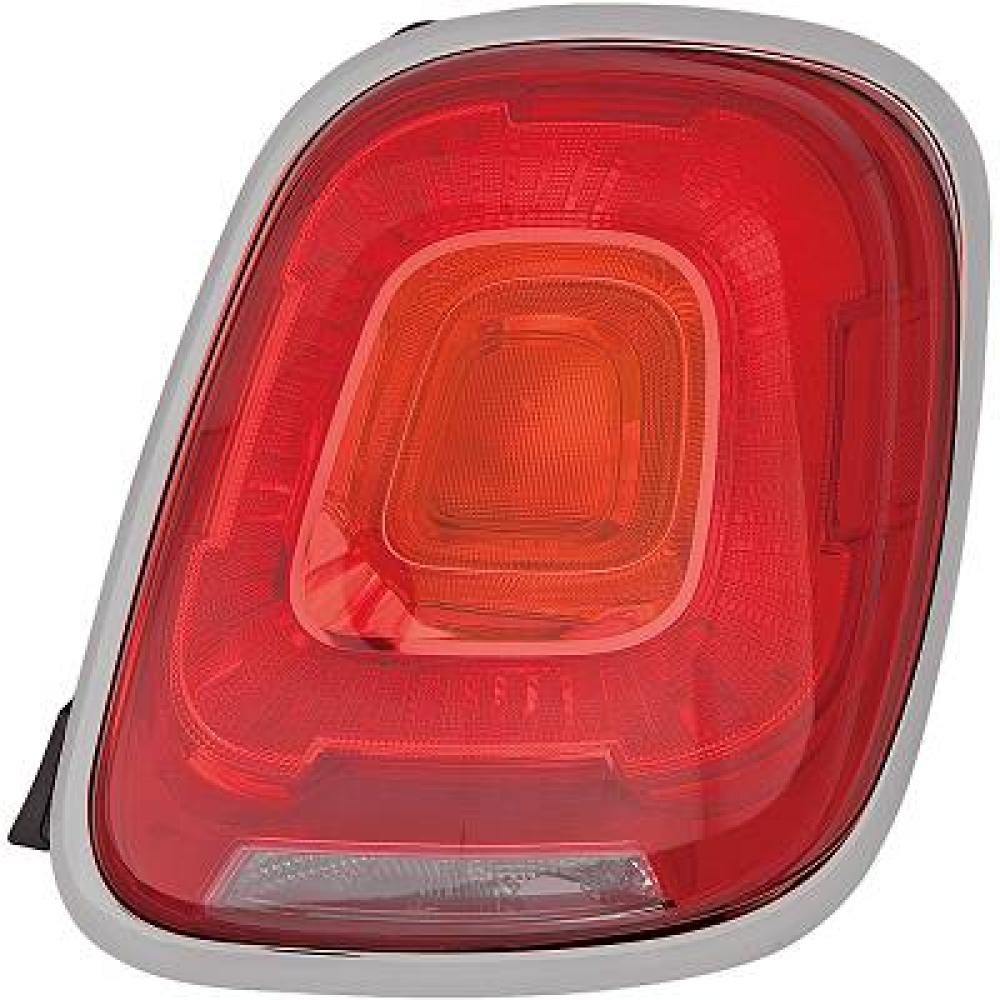 fanale posteriore sinistro senza portalampada bordo cromato fiat 500 x city look 2015 2018 ft0604154