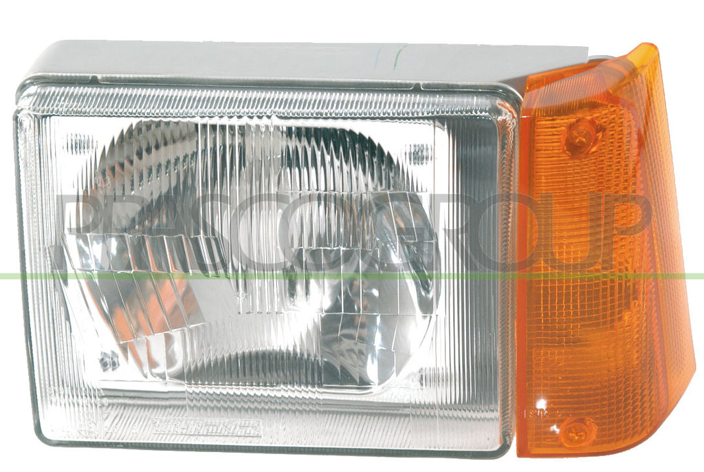 proiettore asimmetrico destro h5 manuale con fanale arancio fiat panda 1986 2003 ft1214603