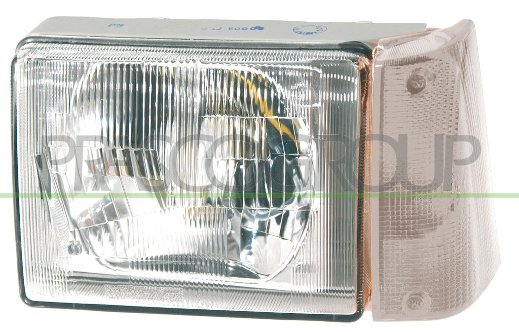 proiettore asimmetrico destro h5 manuale con fanale bianco fiat panda 1986 2003 ft1214613