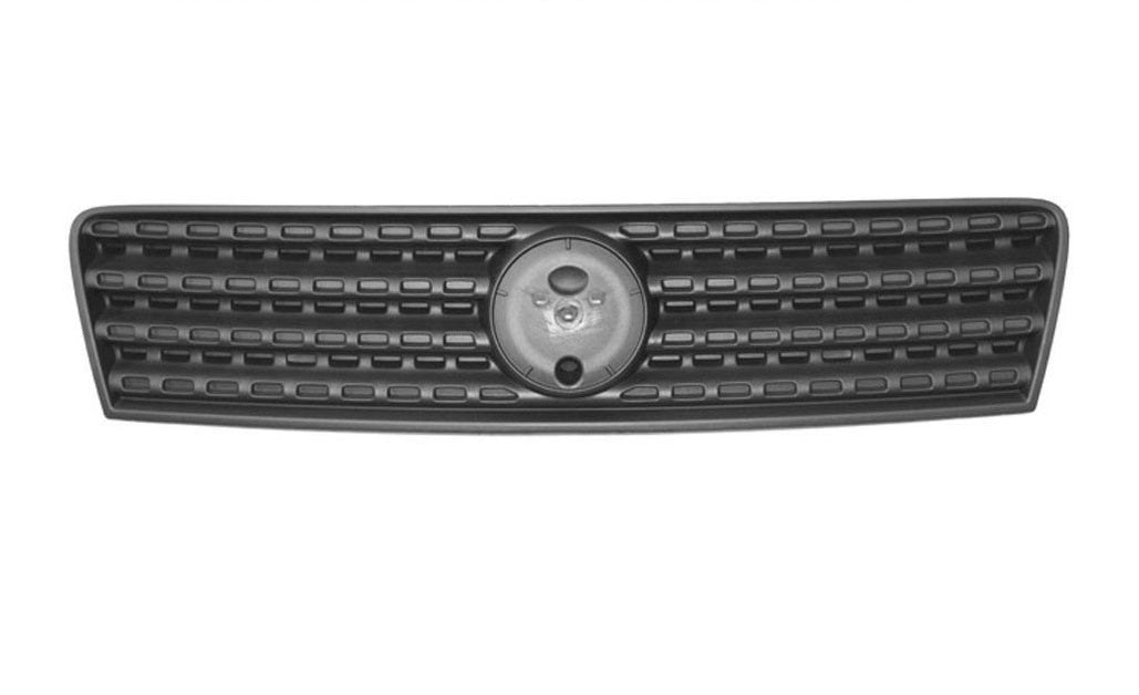 griglia radiatore nera con modanatura cromata fiat panda 2003 2011 ft1222011