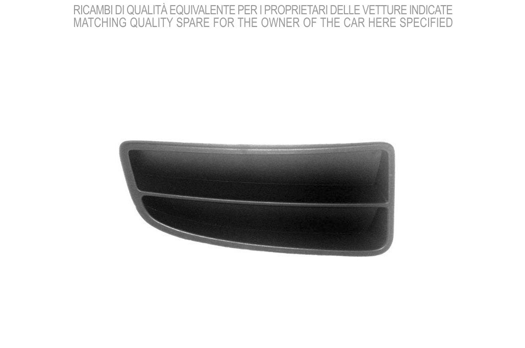 griglia destra paraurti anteriore nera fiat panda 2003 2011 ft1222123
