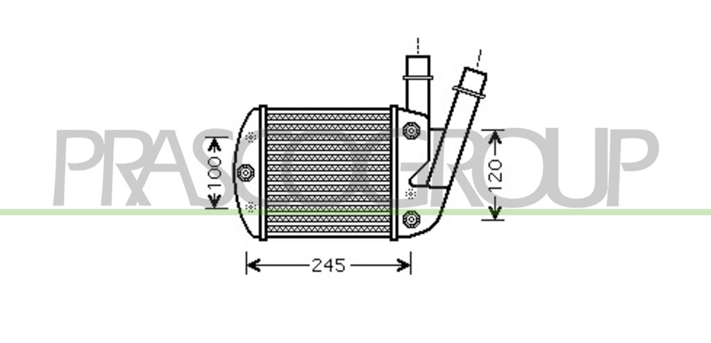 intercooler fiat panda 2003 2011 ft122n001