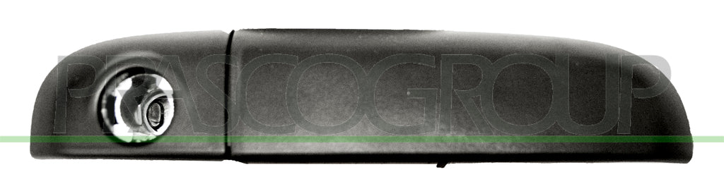 maniglia anteriore destra esterna nero goffrato con foro nottolino fiat panda 2012 ft1248001