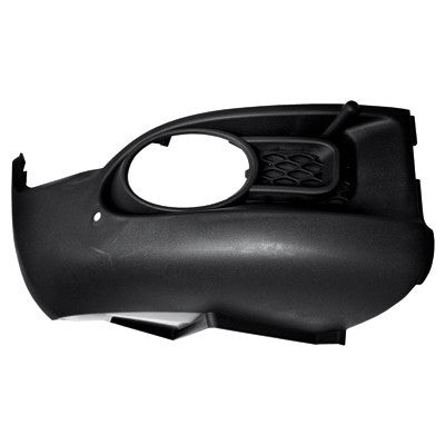 griglia destra paraurti anteriore nera goffrata con sede fendinebbia fiat panda trekking climbing 4x4 2013 ft1252123