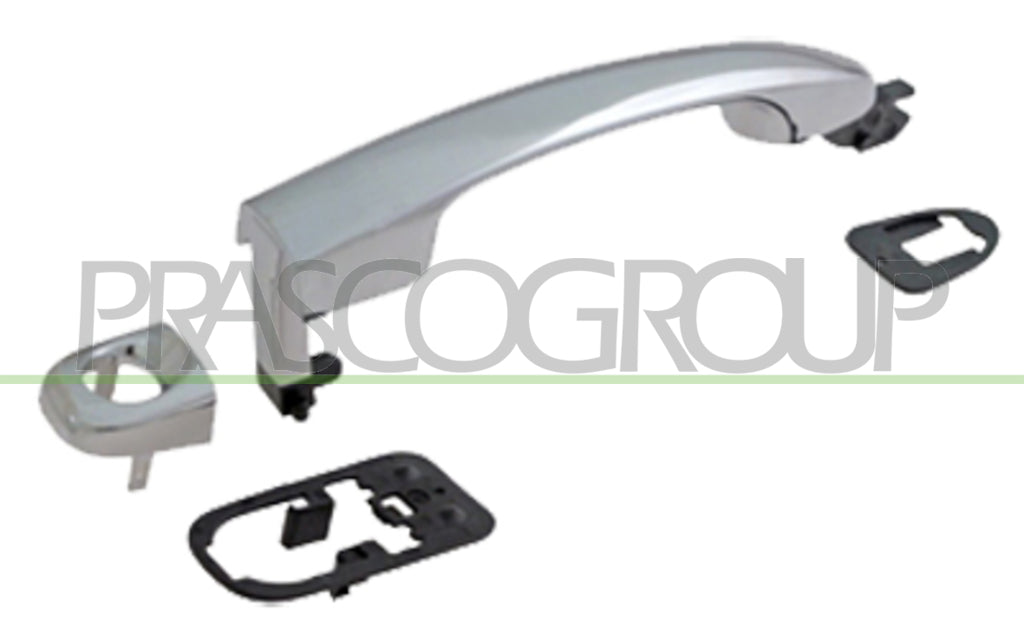 maniglia anteriore sinistra esterna cromata con foro nottolino mod dynamicon emotion fiat bravo 2007 2014 ft1388006