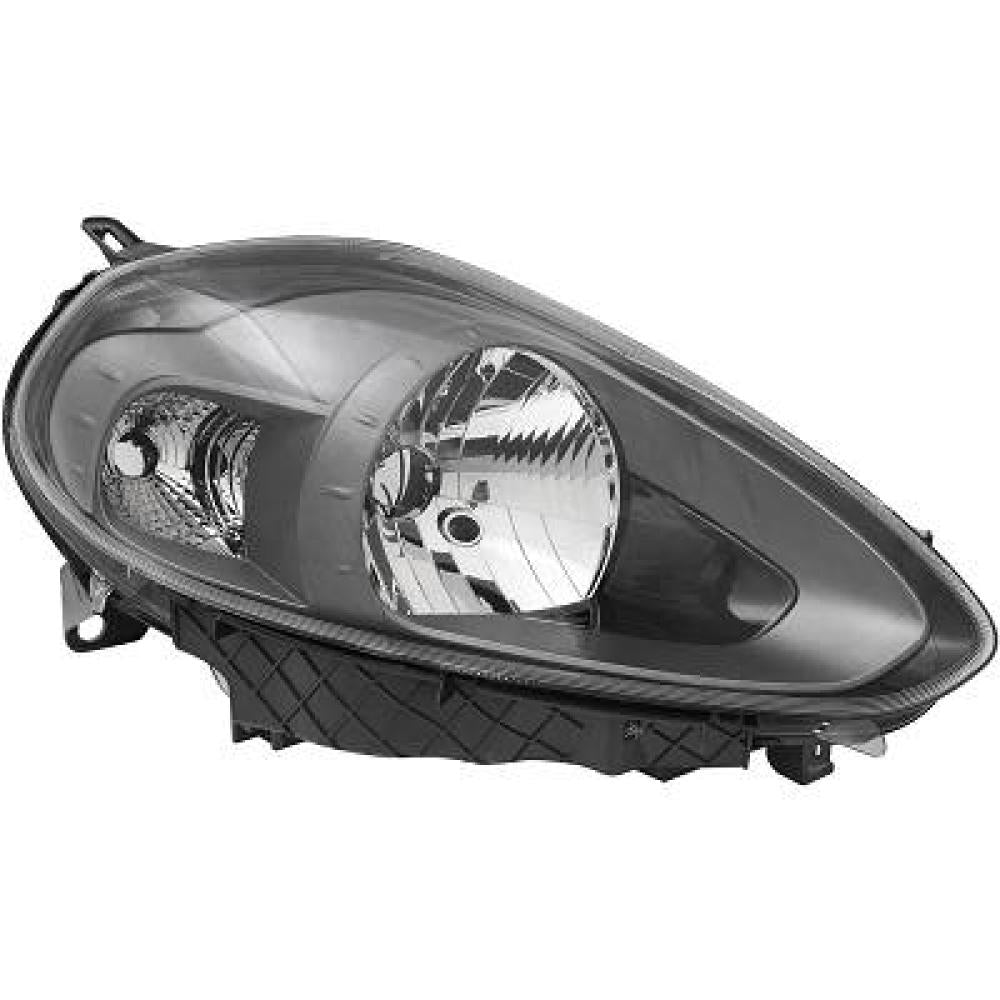 proiettore destro h4 elettrico con motore grigio fiat punto 2012 2017 ft3444913