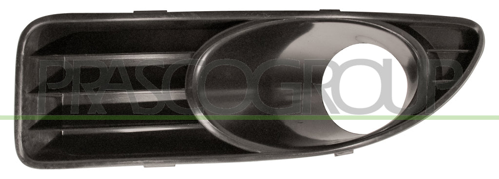 griglia sinistra paraurti anteriore nera con sede fendi aperta fiat linea 2007 2010 ft4402126
