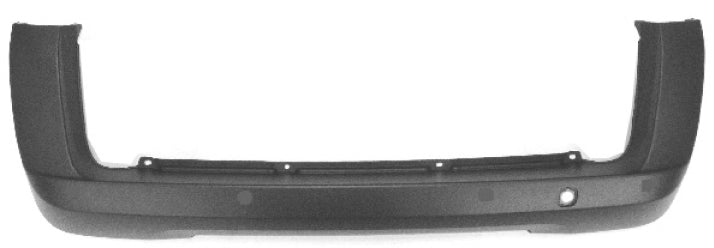 paraurti posteriore nero goffrato con tappo copri gancio con tracce pdc mod portellone fiat fiorino qubo 2016 ft8601051