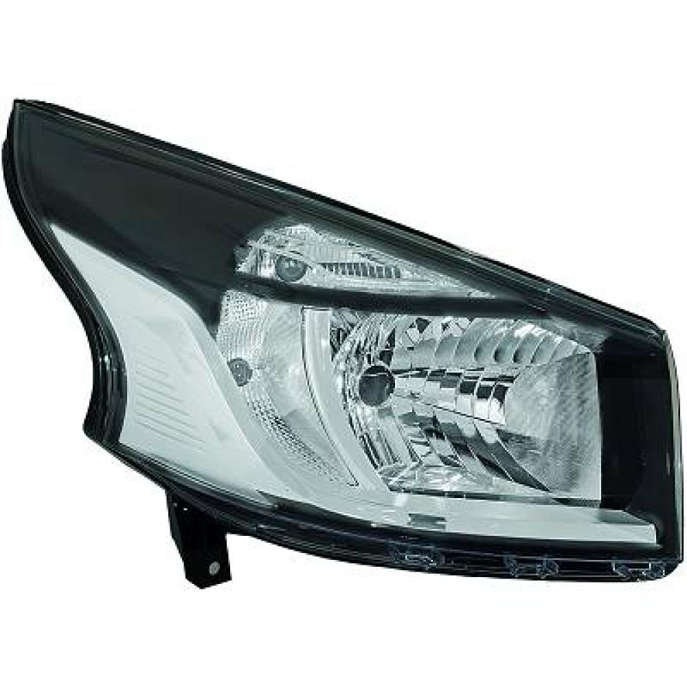 proiettore destro h4 elettrico con motore con luce diurna w21 5w renault trafic x82 2014 2019 ft9004813