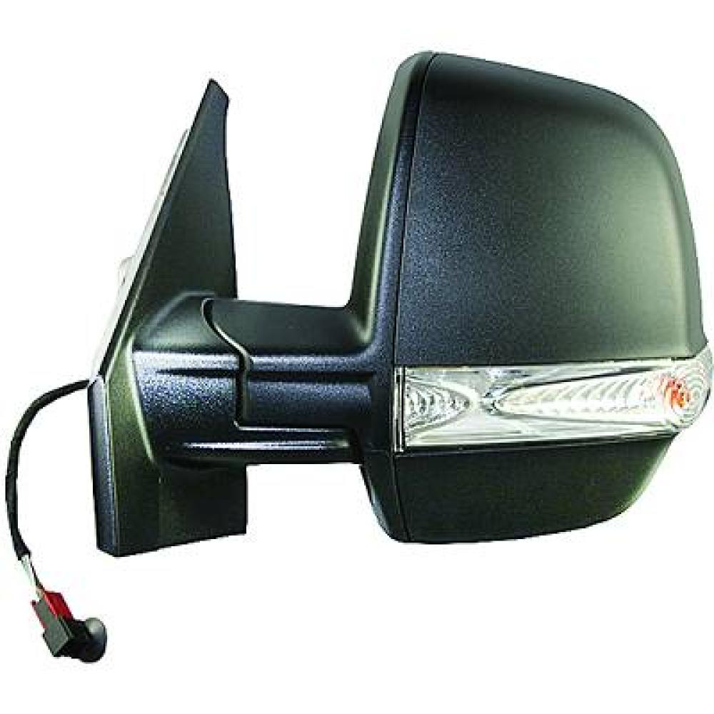 retrovisore destro elettrico termico nero con fanale con sonda 8pins mod cargo fiat doblo 2009 2014 ft9107335