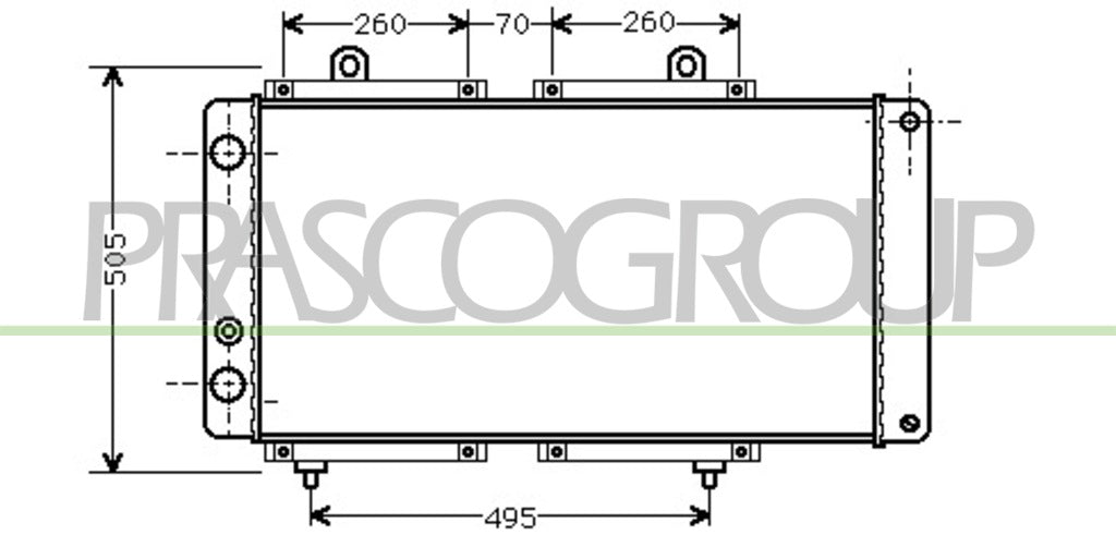 radiatore fiat ducato talento boxer relay 1984 1990 ft917r002