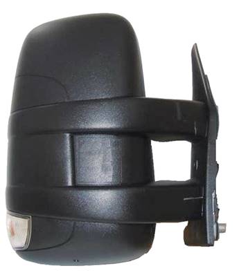 retrovisore destro manuale nero braccio corto con fanale con cavo antenna convesso iveco daily 2006 2009 ft9277003