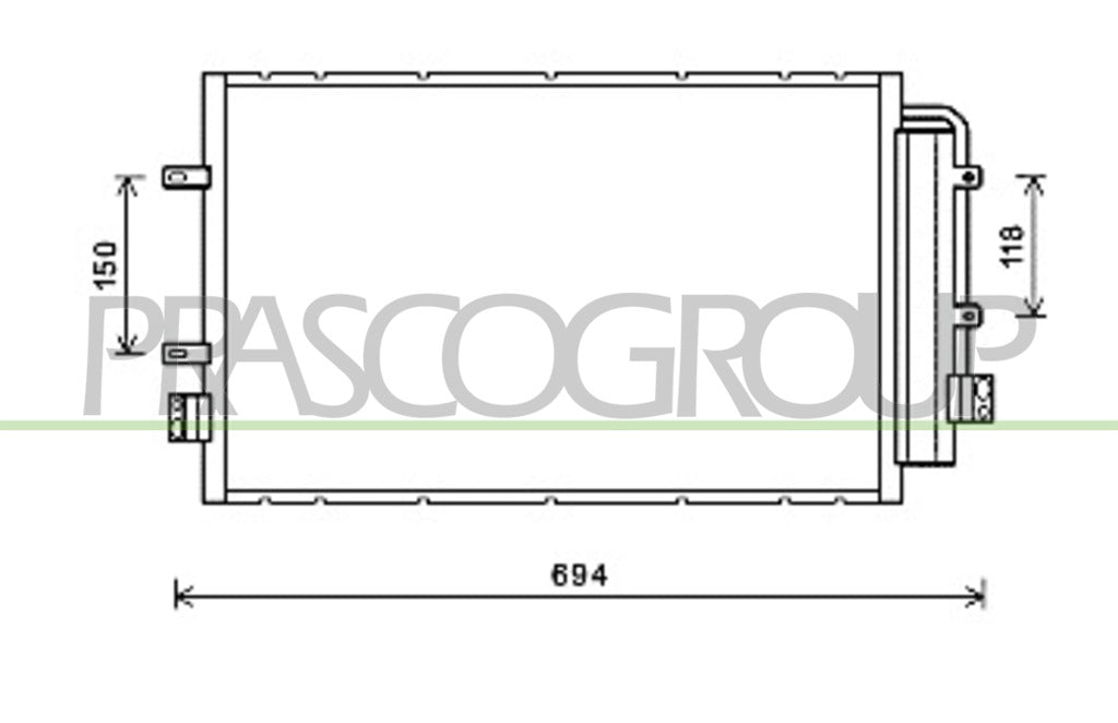 condensatore iveco daily 2011 2014 ft929c001