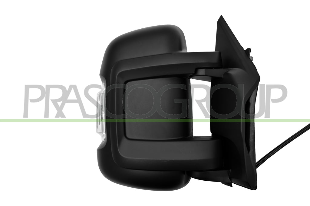 retrovisore destro elettrico nero termico chiudibile con fanale lampadina 5w braccio corto convesso 10 pins citroen jumper 2006 2014 ft9307343