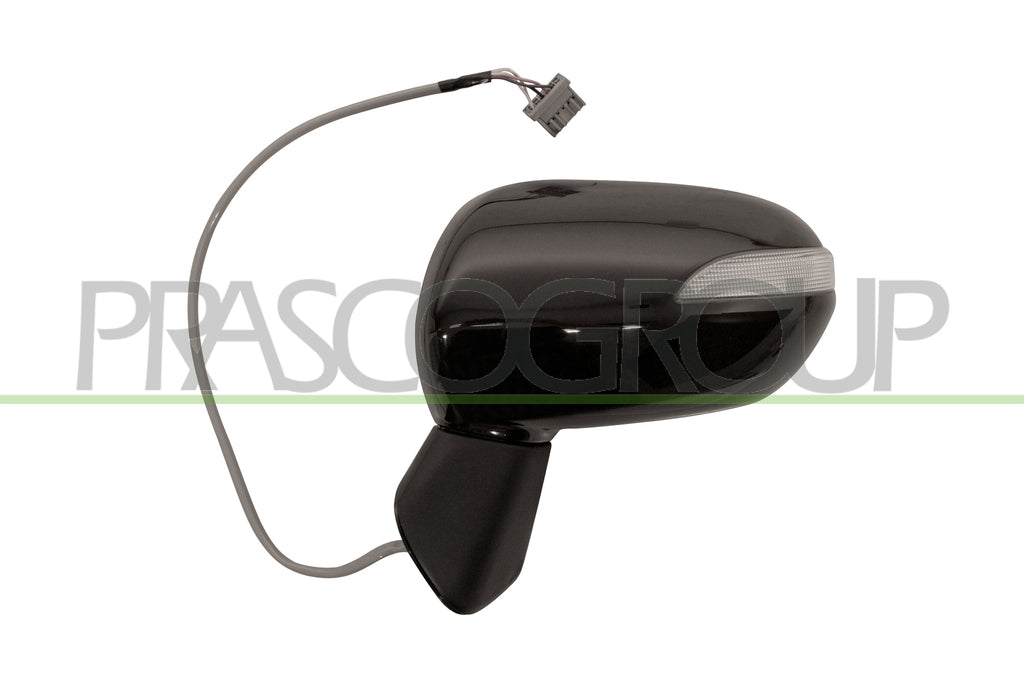 retrovisore sinistro elettrico nero con fanale convesso honda jazz 2004 2008 hd3227114