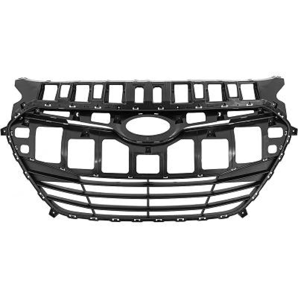 griglia paraurti anteriore centrale nera mod 5 porte station wagon classicon comfort hyundai i30 2012 2016 86351 a6000